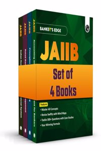 PW JAIIB BANKER'S EDGE - 4 Books Set for JAIIB Exam 2024: Retail Banking, Principles & Practices, Indian Economy, Accounting & Financial Management