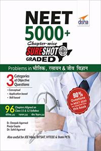 NEET 5000+ Chapter-wise SURESHOT Graded Problems in Bhautik, Rasayan & Jeev Vigyan - Hindi Edition