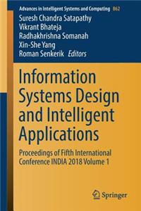 Information Systems Design and Intelligent Applications