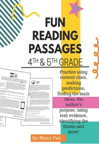 Fun reading passages for 4th grade & 5th grade