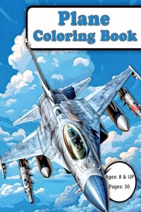 Plane Coloring Book