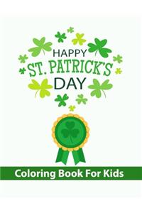 Happy St. Patrick's Day Coloring Book for kids