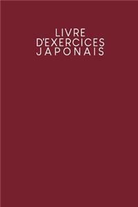 Livre d'exercices japonais