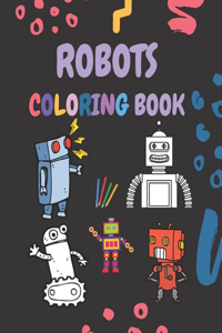 Robots Coloring Book