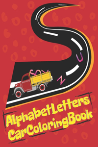 Alphabet Letters Car Coloring Book