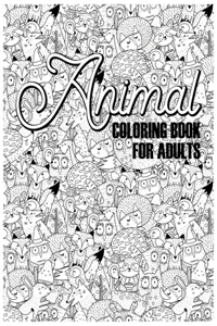 Animal Coloring Book For Adults