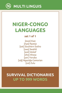 Niger-Congo Languages Survival Dictionaries (Set 1 of 1)