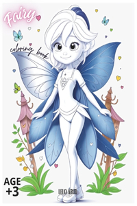 Fairy to color: coloring book