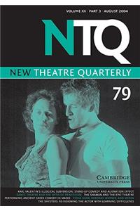 New Theatre Quarterly 79: Volume 20, Part 3