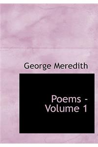 Poems - Volume 1