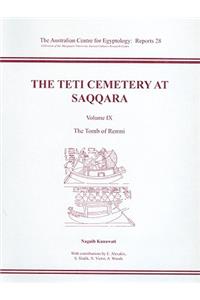 The Teti Cemetery at Saqqara, Vol. 9