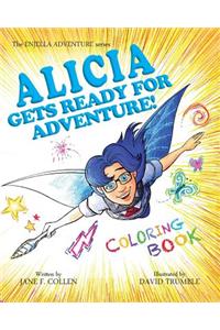 8x10Coloring Book Alicia Gets Ready
