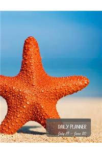 Daily planner July 19 - June 20