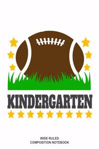Kindergarten Wide Ruled Composition Notebook