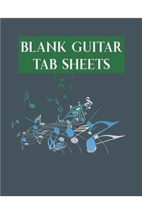 Blank Guitar Tab Sheets