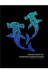 Hawaiian Maori Art Hammerhead Shark Notebook