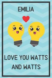 Emilia Love You Watts and Watts