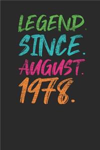 Legend Since August 1978