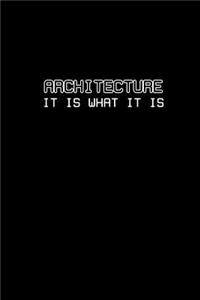 Architecture it is what it is
