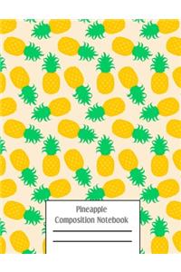 Pineapple Composition Notebook