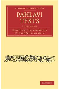 Pahlavi Texts 5 Volume Set