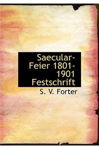 Saecular-Feier 1801-1901 Festschrift