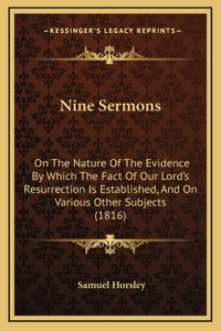Nine Sermons