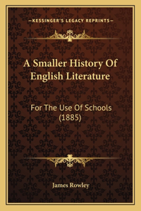 Smaller History Of English Literature