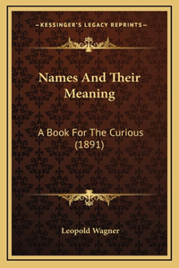 Names And Their Meaning