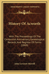 History Of Acworth