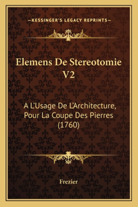 Elemens De Stereotomie V2