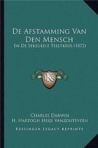 De Afstamming Van Den Mensch