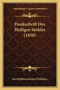 Denkschrift Des Heiligen Stuhles (1838)