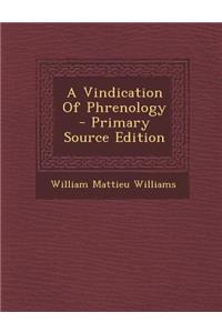 A Vindication of Phrenology