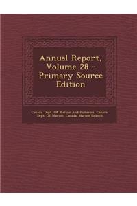 Annual Report, Volume 28