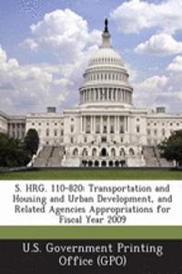 S. Hrg. 110-820