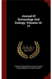 Journal of Entomology and Zoology, Volumes 14-17