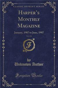 Harper's Monthly Magazine, Vol. 114: January, 1907 to June, 1907 (Classic Reprint)