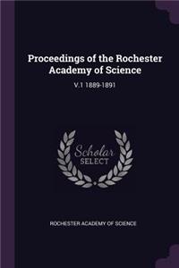 Proceedings of the Rochester Academy of Science