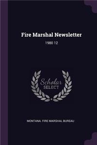 Fire Marshal Newsletter
