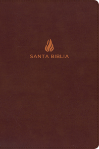 RVR 1960 Biblia Ultrafina, marron piel fabricada con indice