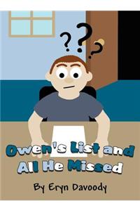Owen's List and All He Missed