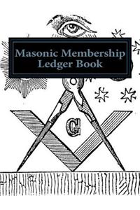 Masonic Membership Ledger Book