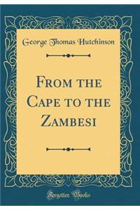 From the Cape to the Zambesi (Classic Reprint)