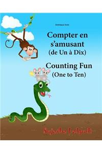Animaux livre: Compter en s'amusant. Counting Fun: Bilingue Enfant (Edition bilingue français-anglais), Livre bilingues anglais (Anglais Edition), Bilingue françai
