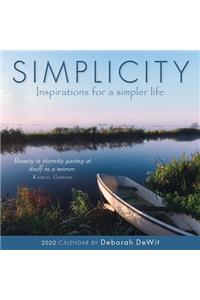 2020 Simplicity Inspirations for a Simpler Life Mini Calendar