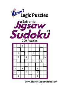 Brainy's Logic Puzzles Extreme Jigsaw Sudoku #1 200 Puzzles