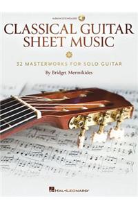 Classical Guitar Sheet Music - 32 Masterworks for Solo Guitar Book/Online Audio