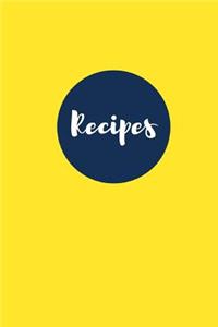 Recipes (Blank Cookbook)