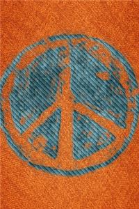 Cool Vintage Peace Sign Journal